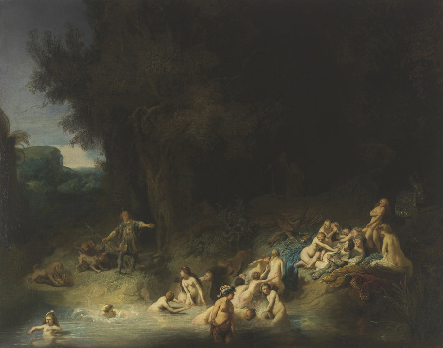 Diana i Akteon - Rembrandt