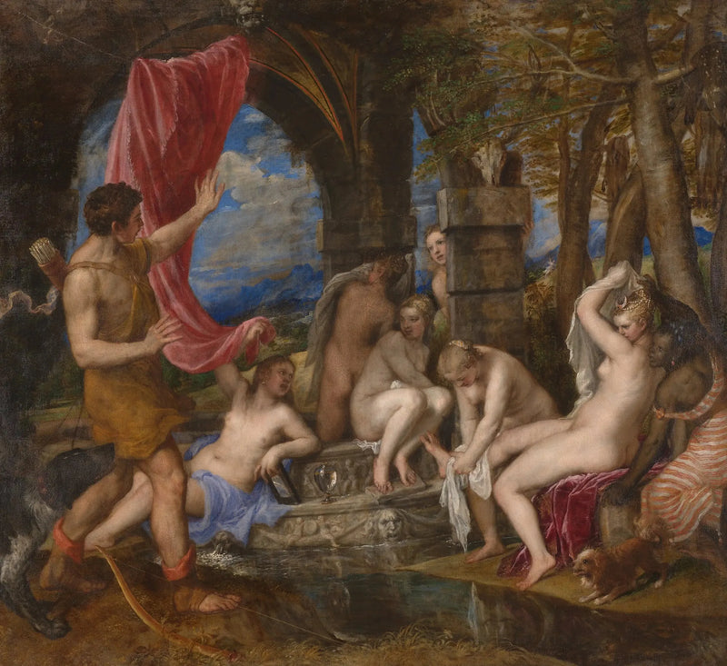 Diana i Akteon - Titian