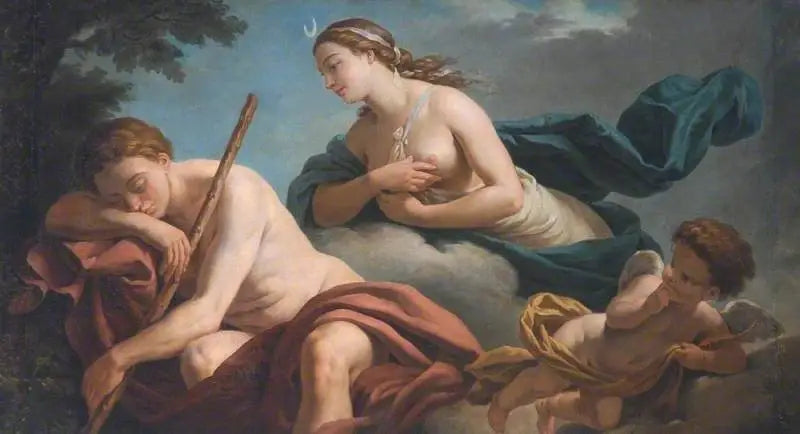 Diana i Endymion, alegoria wierności - Louis Jean François Lagrenée