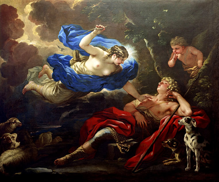 Diane i Endymion (Castelvecchio) - Luca Giordano