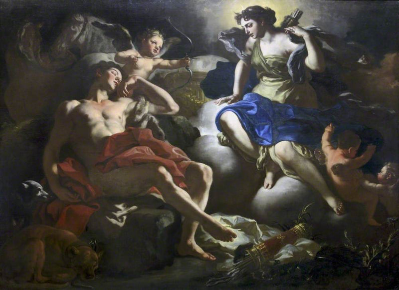 Diane i Endymion - Francesco Solimena