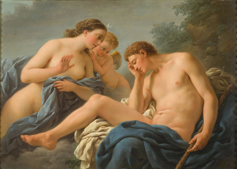 Diana i Endymion - Louis Jean François Lagrenée