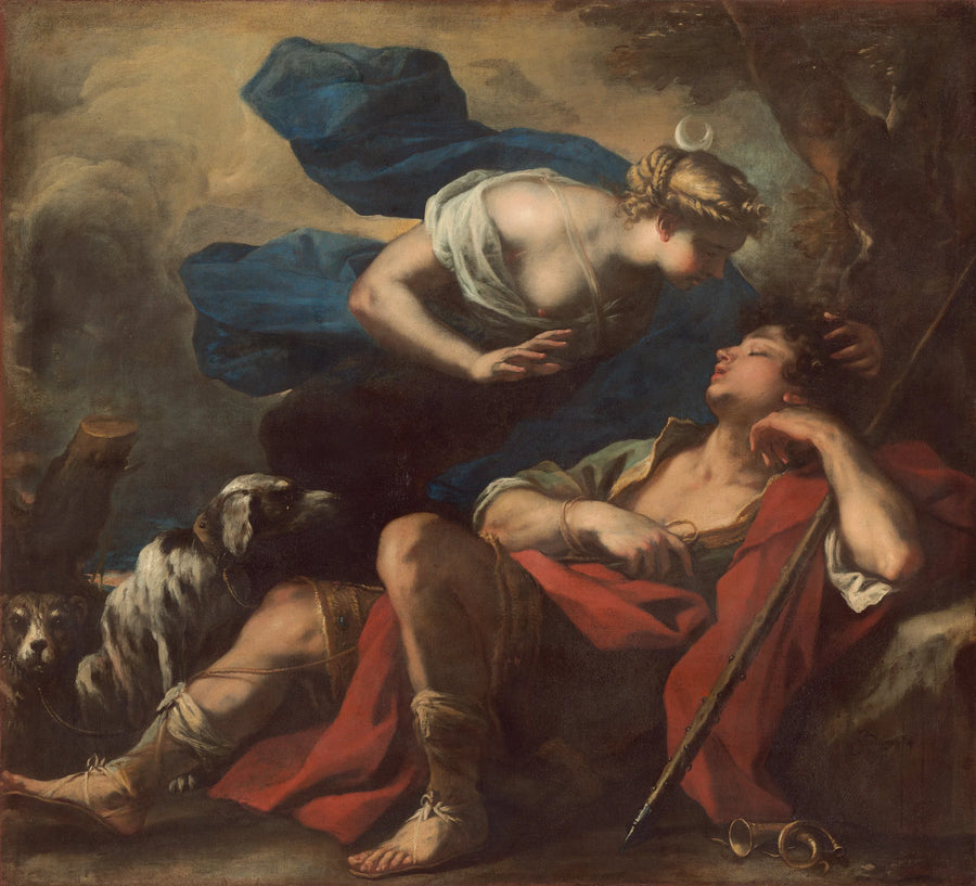 Diane i Endymion - Luca Giordano