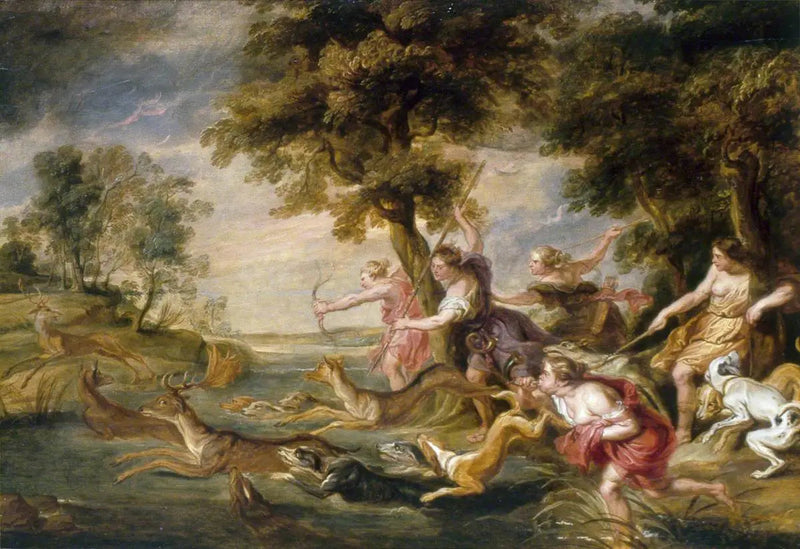 Diana i jej nimfy na polowaniu - Peter Paul Rubens