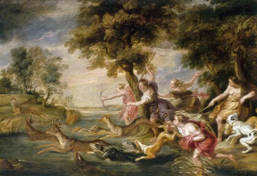 Diana i jej nimfy na polowaniu - Peter Paul Rubens