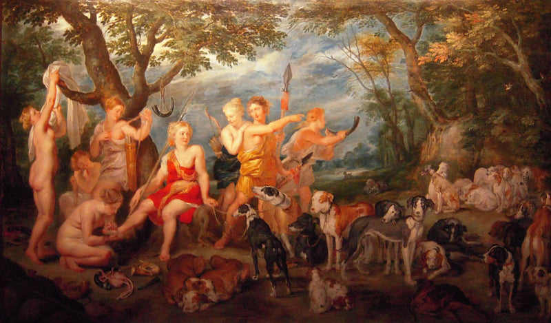 Diane i jej nimfy szykują się do polowania - Peter Paul Rubens