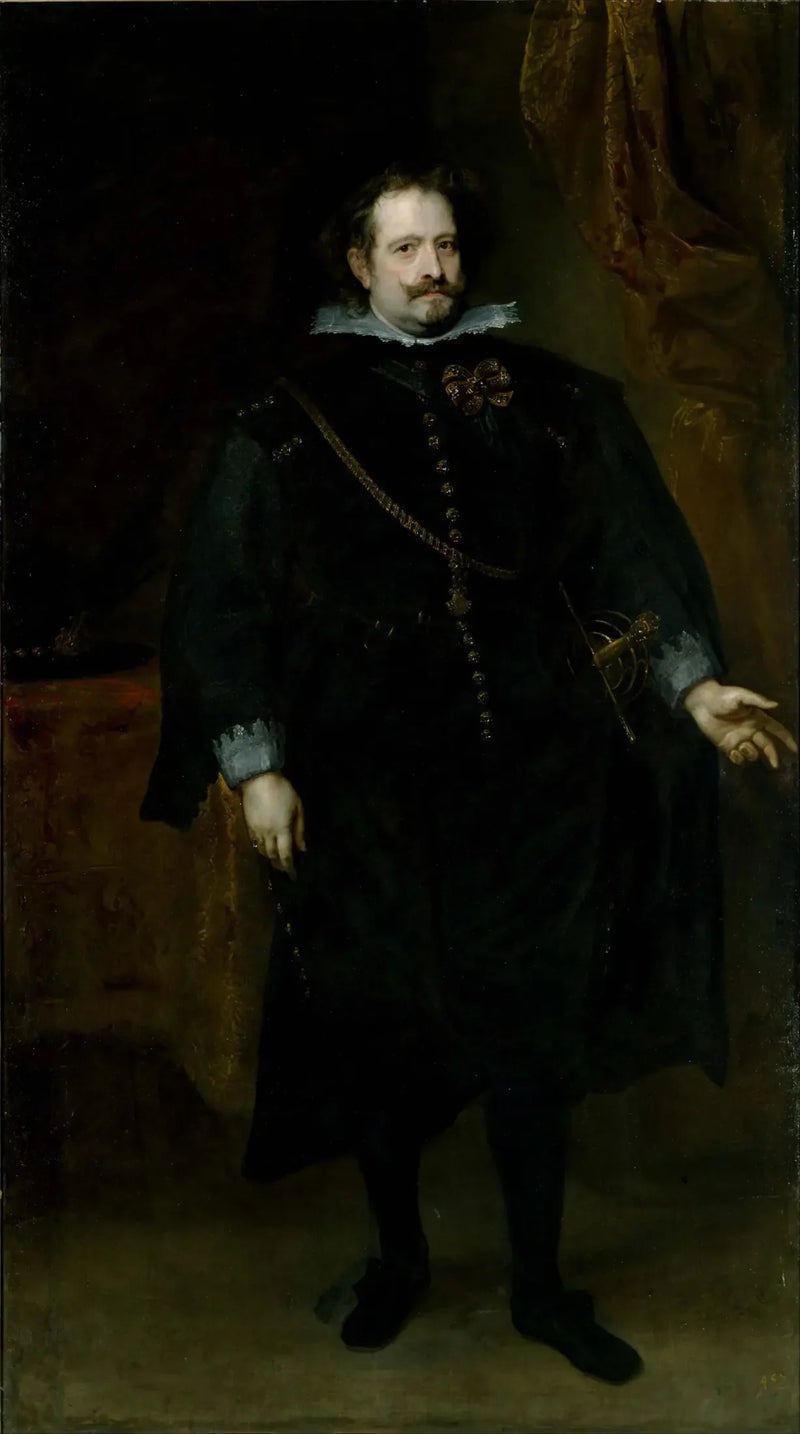 Diego Felipe de Guzmán, markiz z Leganés - Antoine van Dyck