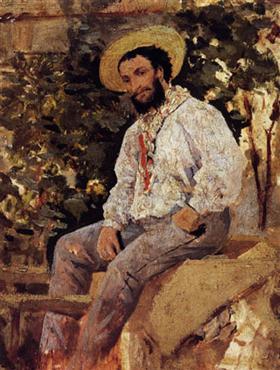 Diego Martelli w Castiglioncello - Giovanni Boldini