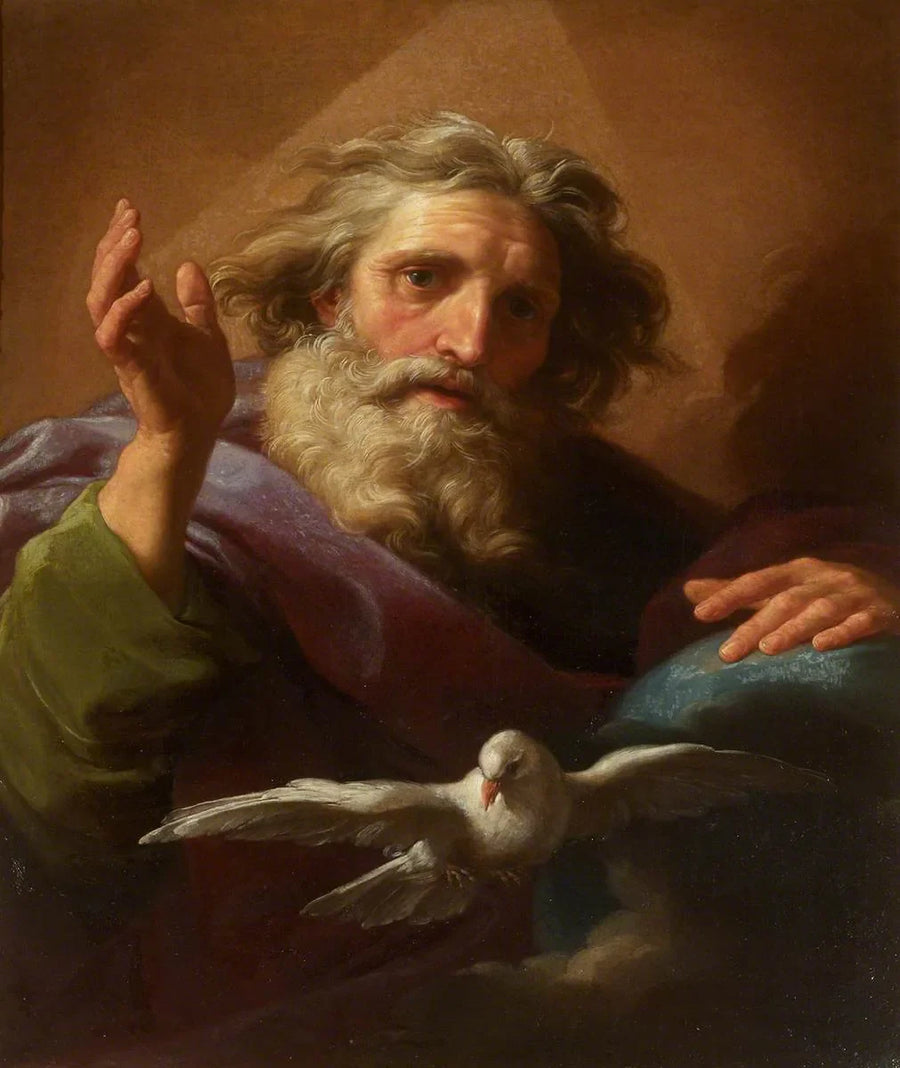 Bóg Ojciec i Duch Święty - Pompeo Batoni