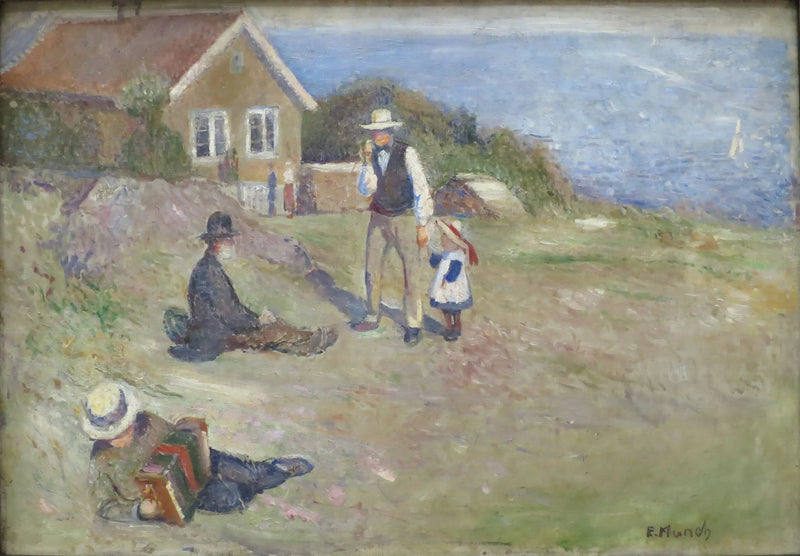 Niedziela w Åsgardstrand - Edvard Munch