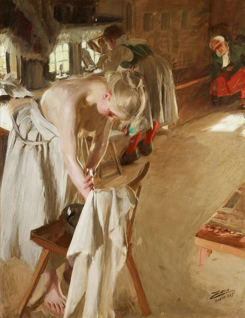 niedzielny poranek - Anders Zorn