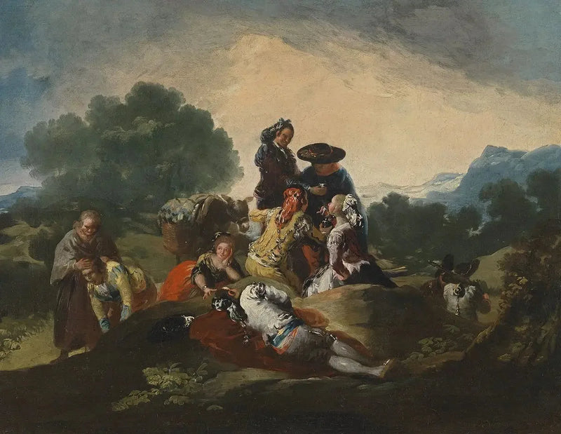 Oczyszczony indyk - Francisco de Goya