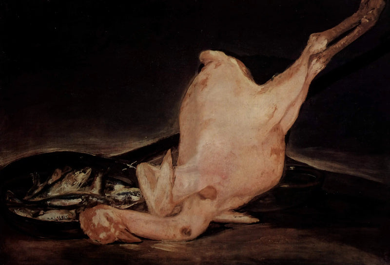 Oczyszczony indyk - Francisco de Goya