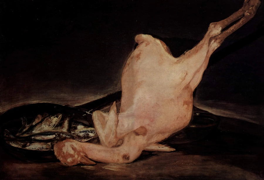 Oczyszczony indyk - Francisco de Goya
