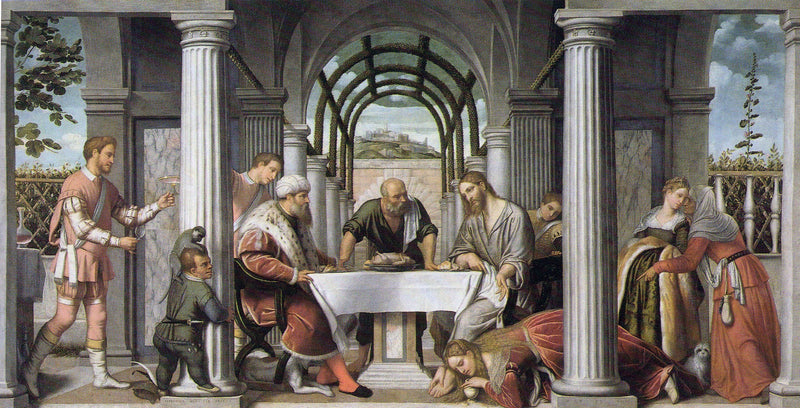 Kolacja u Szymona Faryzeusza - Alessandro Bonvicino