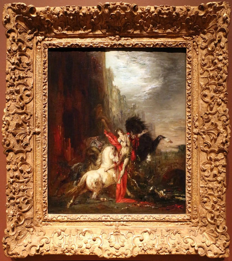 Diomedes pożerany przez swoje konie - Gustave Moreau