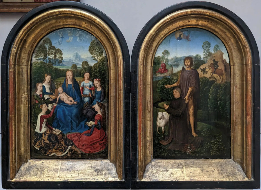 diptyk Jean du Cellier - Hans Memling