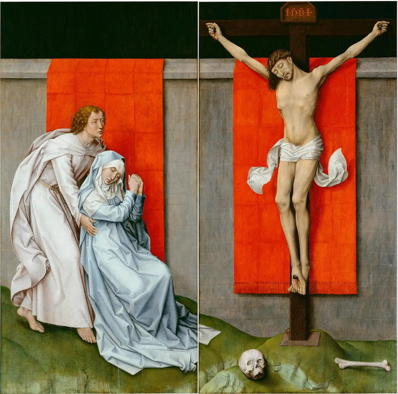 Diptik z Chrystusem na krzyżu - Rogier van der Weyden