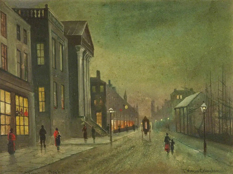 Doki Liverpool (panel 1 z 5) - John Atkinson Grimshaw