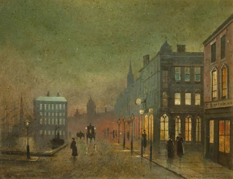 Doki Liverpoolu (panel 2 z 5) - John Atkinson Grimshaw