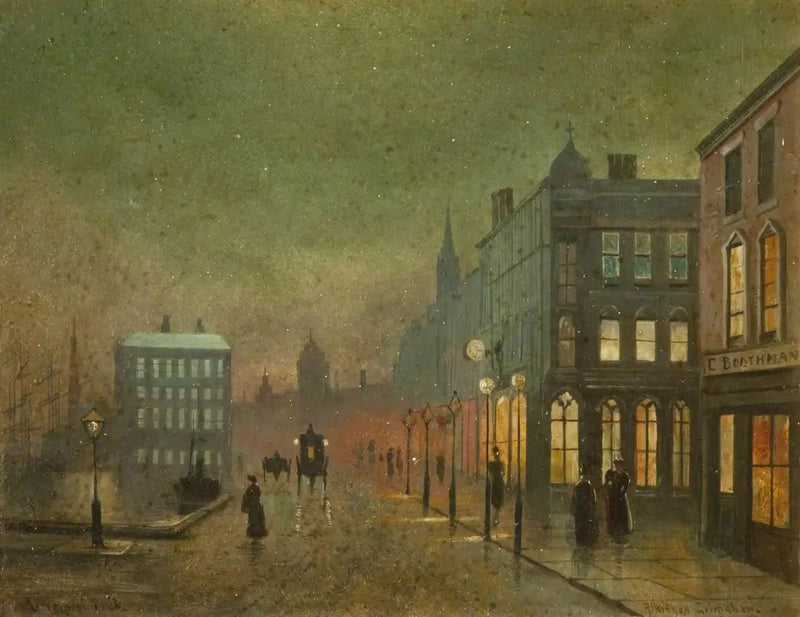 Doki Liverpoolu (panel 2 z 5) - John Atkinson Grimshaw