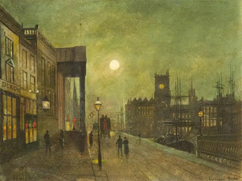 Doki Liverpool (panel 3 z 5) - John Atkinson Grimshaw