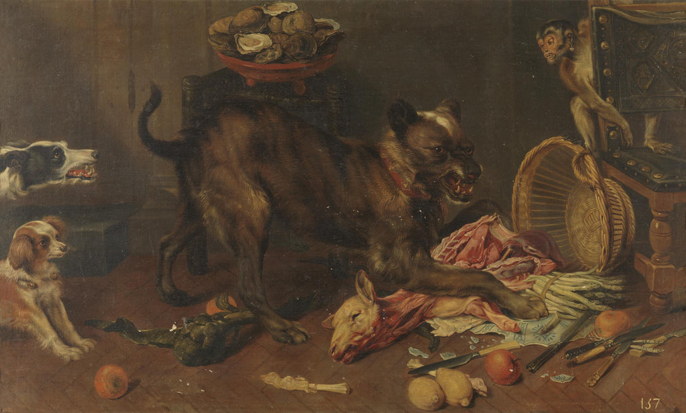 Dog with its Prey - Frans Snyders