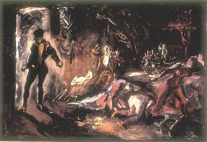 Don Juan spotkanie z gościem z kamienia - Max Slevogt