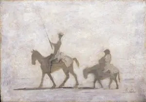 Don Kichote i Sancho Pansa - Honoré Daumier
