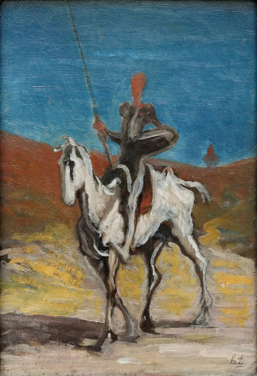 Don Kichote i Sancho Pansa - Honoré Daumier
