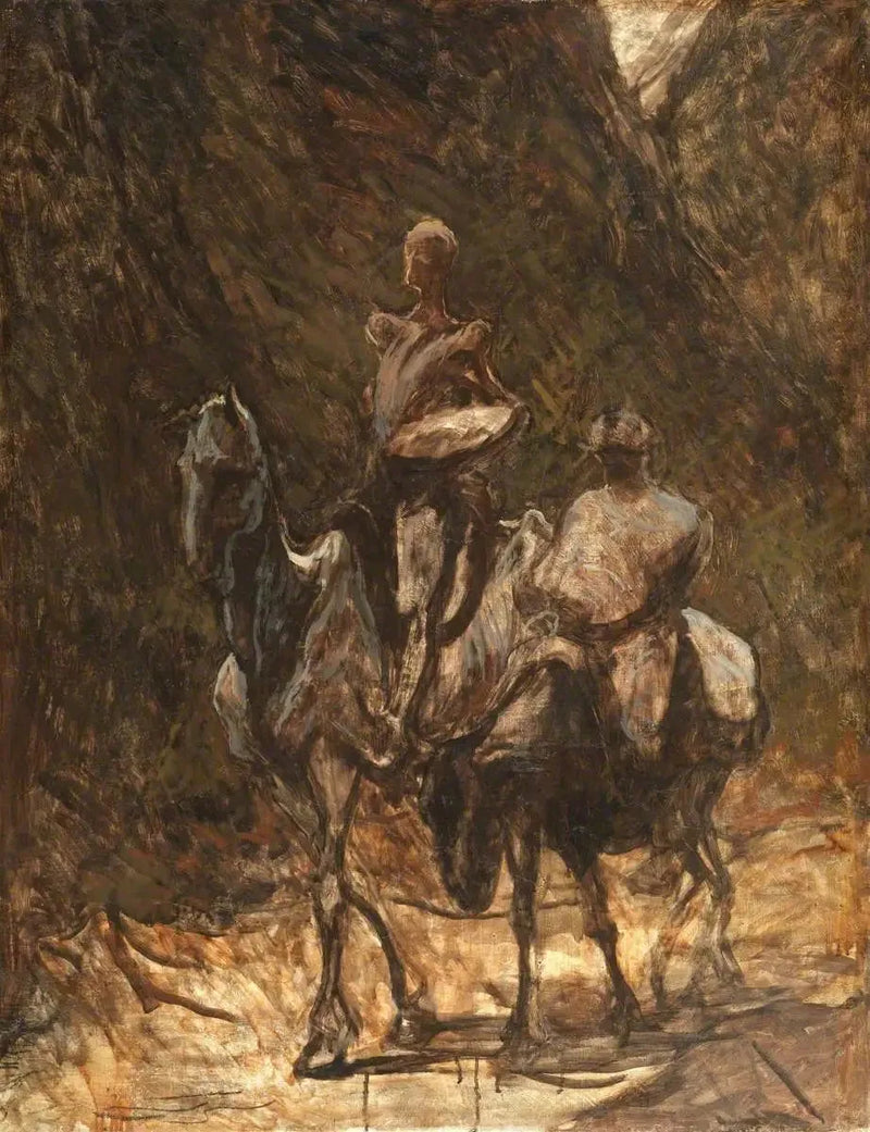 Don Kichote i Sancho Pansa - Honoré Daumier