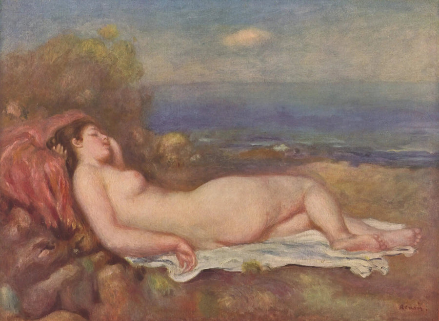 Spać nad morzem - Pierre-Auguste Renoir