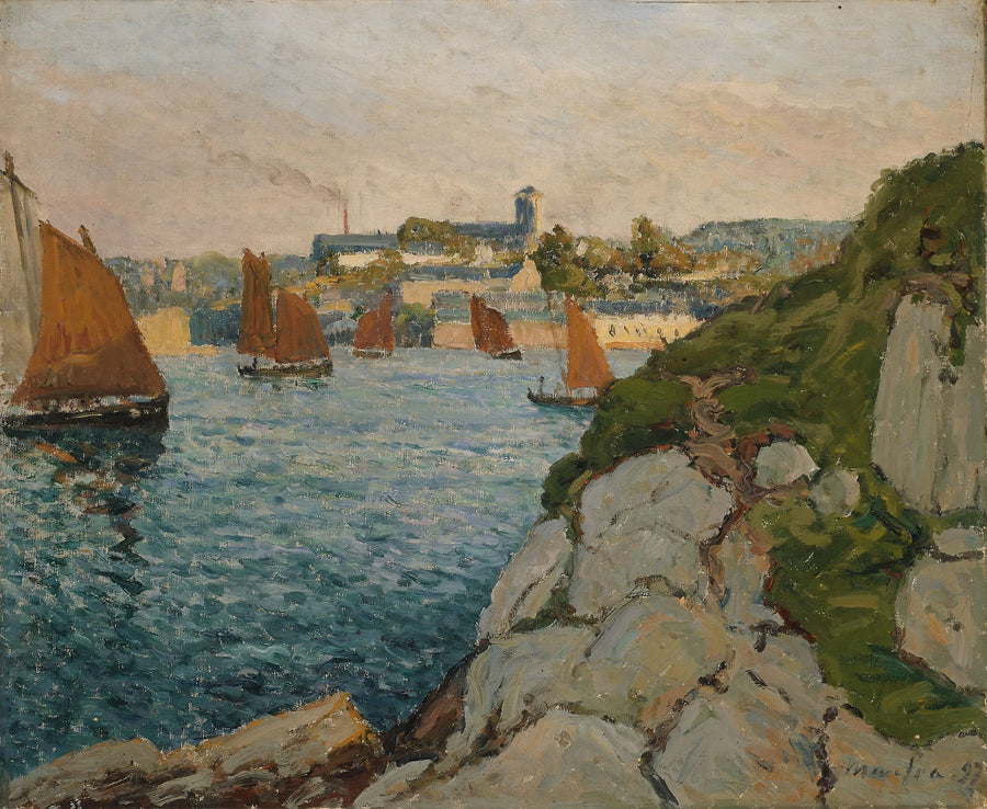 Douarnenez, miasto oświetlone - Maxime Maufra