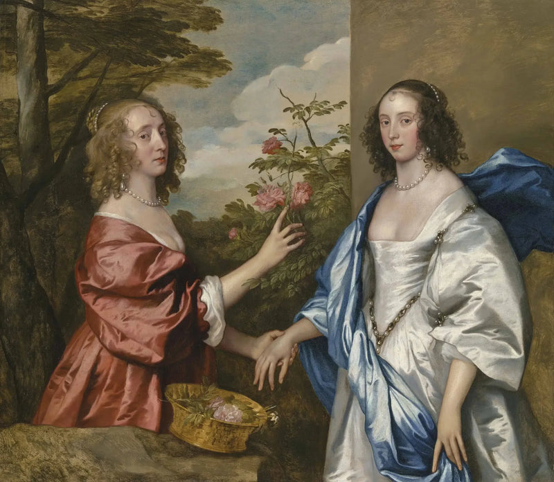 Podwójny portret Anny, hrabiny Manchester, i jej córki Anne Cavendish, Lady Rich - Antoine van Dyck