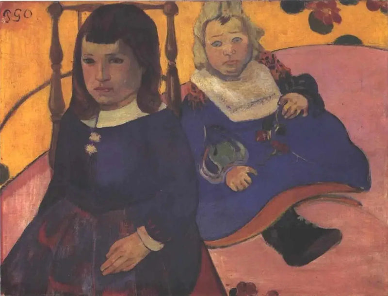 Podwójny portret dzieci - Paul Gauguin
