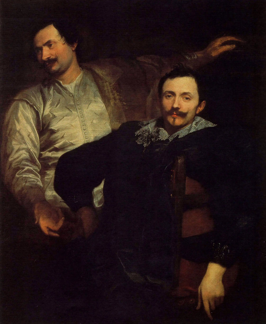 Podwójny portret Cornelis i Lucas de Wael - Antoine van Dyck