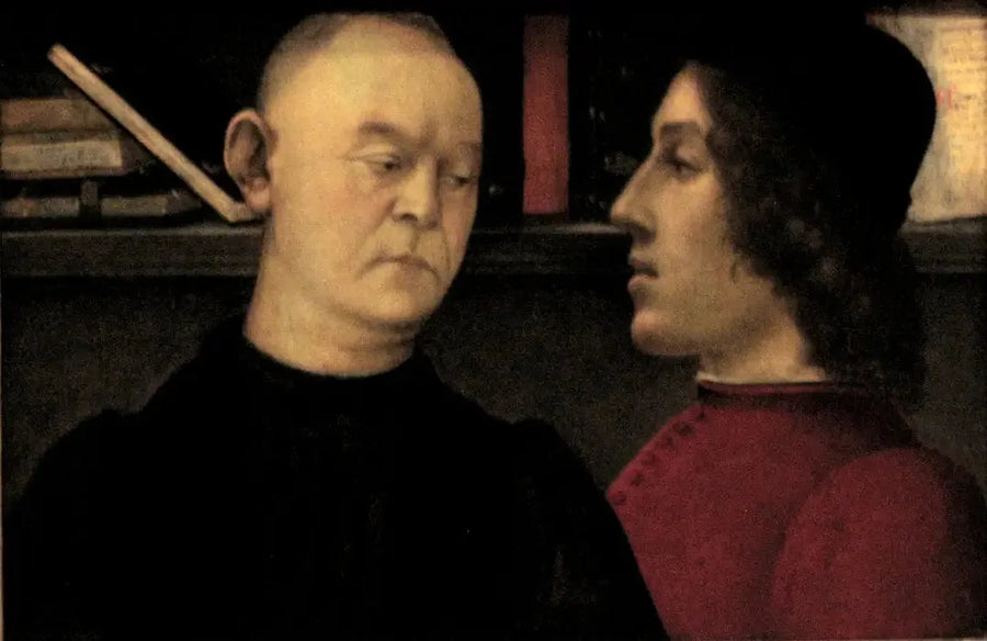 Podwójny portret Piero del Pugliese i Filippino Lippi - Filippino Lippi
