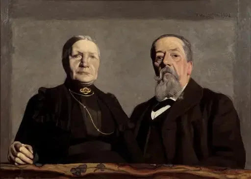 Podwójny portret rodziców artysty - Félix Vallotton