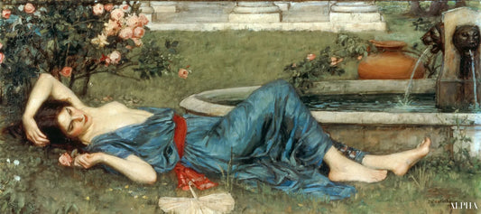 Doux été - John William Waterhouse Reproductions de tableaux à la peinture à l’huile