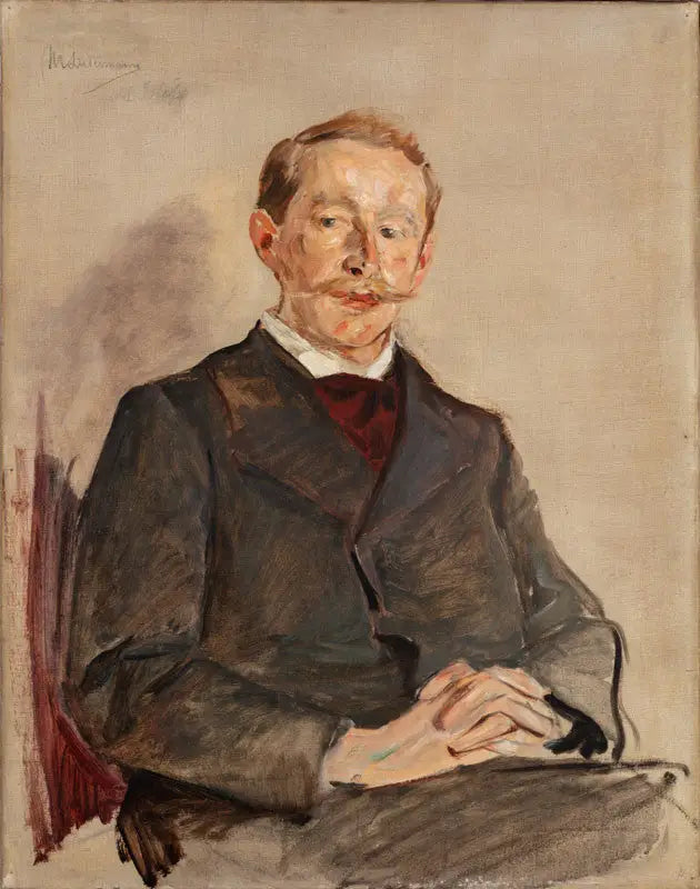 Dr Max Linde - Max Liebermann image 1 reproduction artisanale de tableau