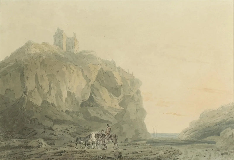 Zamek Dunotter, Kincardineshire - J. M. W. Turner