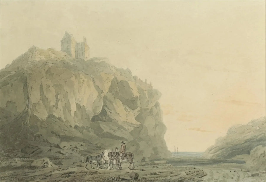 Zamek Dunotter, Kincardineshire - J. M. W. Turner