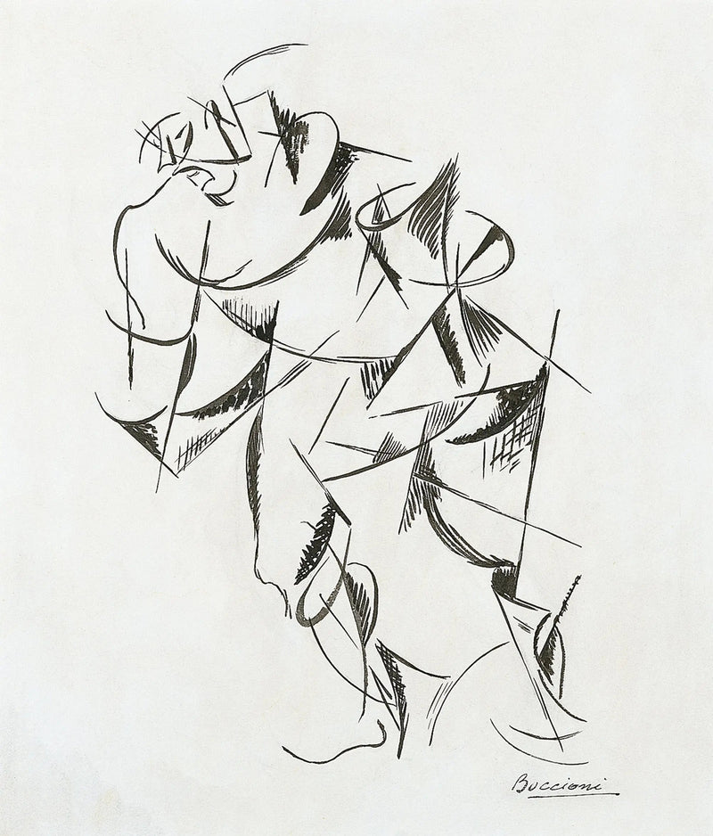 Dynamika ludzkiego ciała: Boxer - Umberto Boccioni