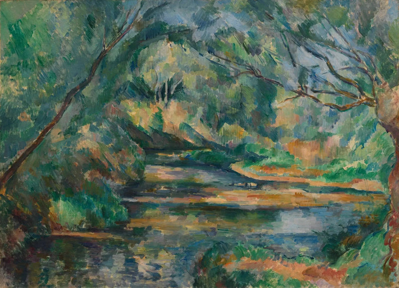 Woda bieżąca w lesie - Paul Cézanne