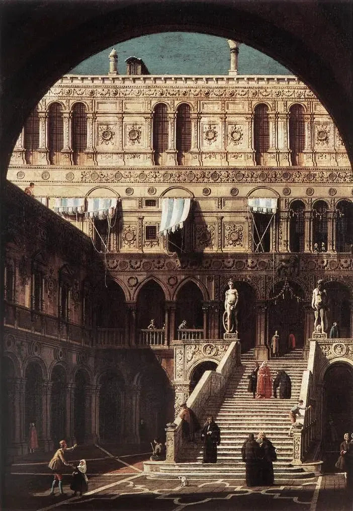 Schody Gigantów - Canaletto