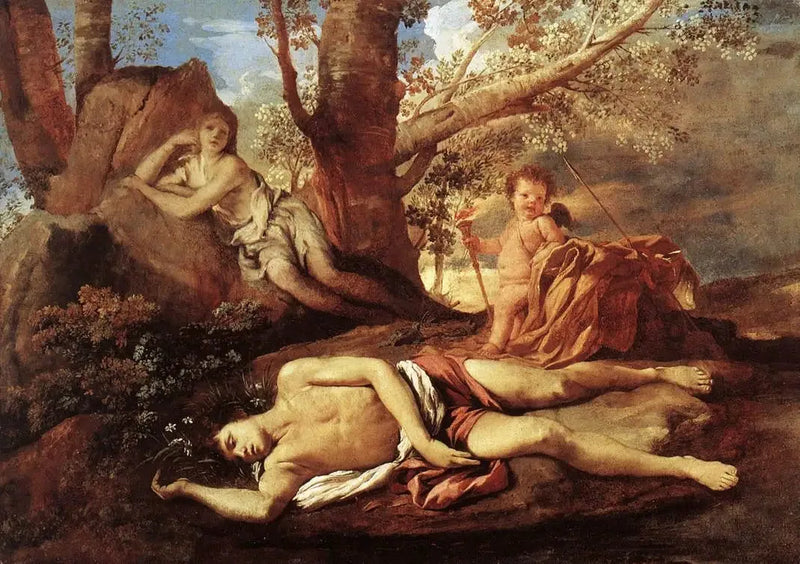 Echa i Narcyz - Nicolas Poussin