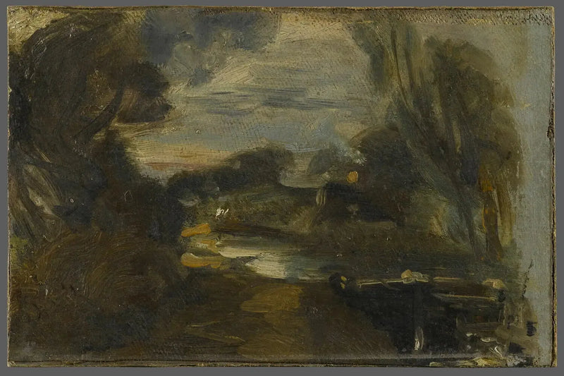 Zapora na rzece Stour - John Constable