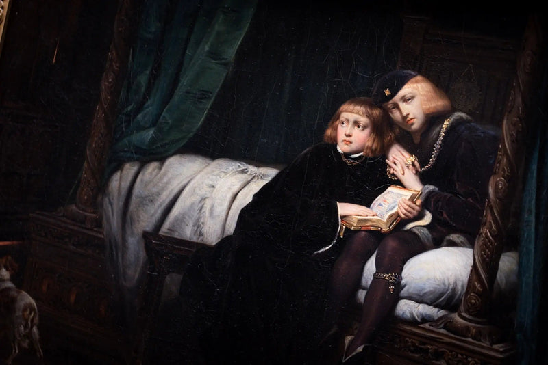 Eduard V i książę Yorku w Wieży - Paul Delaroche