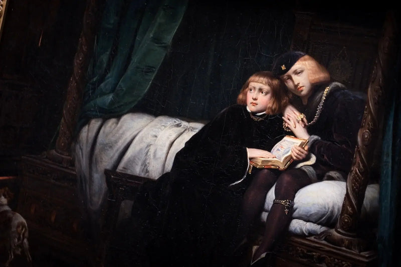 Eduard V i książę Yorku w Wieży - Paul Delaroche