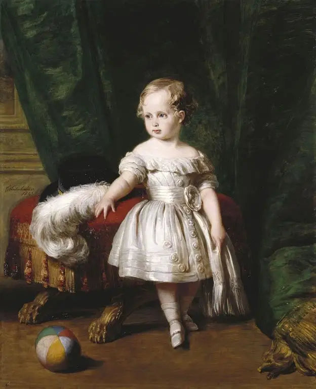 Eduard VII (1840-1910) kiedy Albert Eduard, książę Galii - Franz Xaver Winterhalter